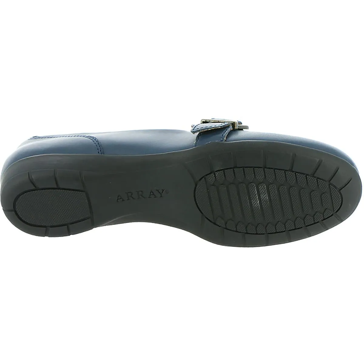 Whitney Womens Leather Buckle Loafers
