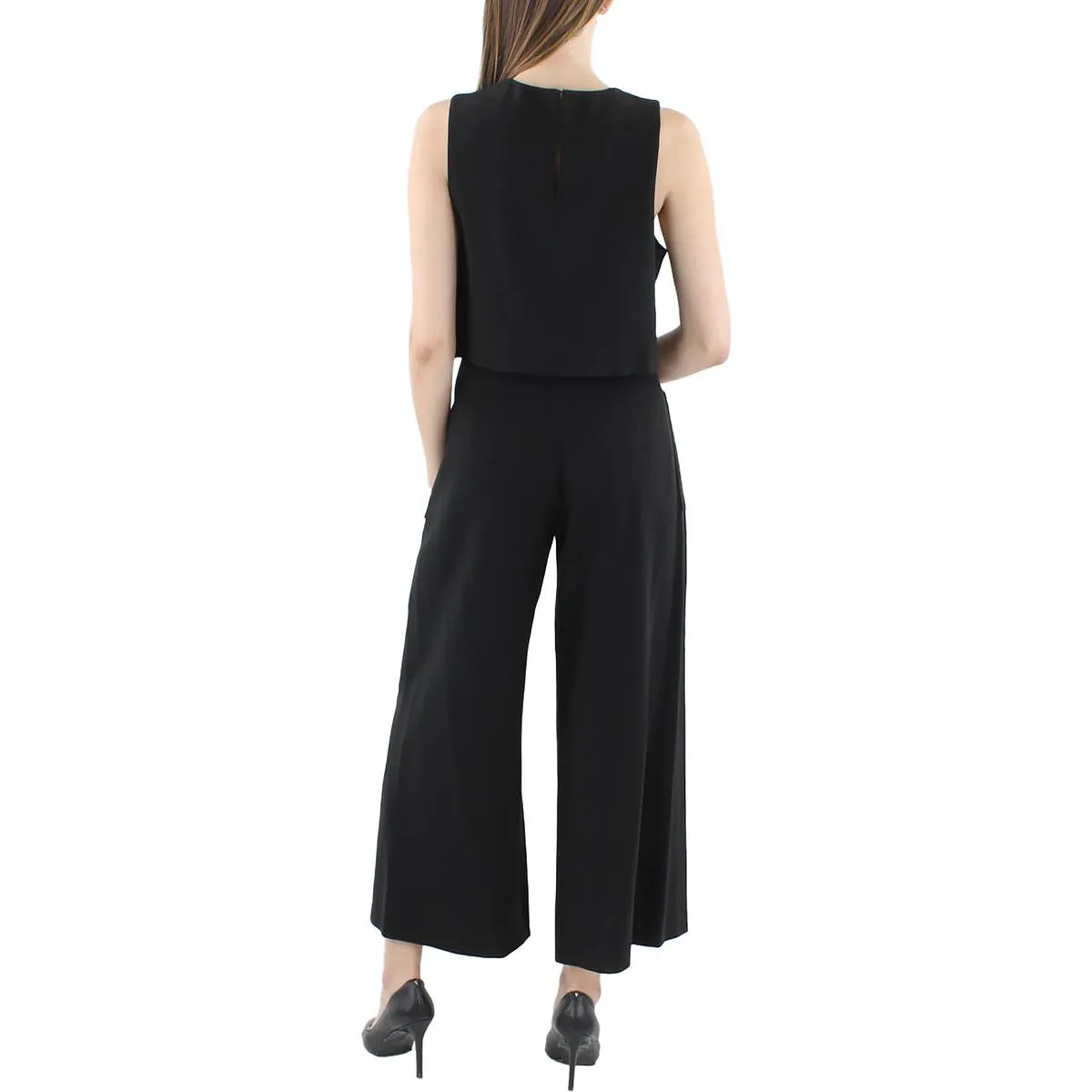 Womens 2 PC Sleeveless Jumpsuit