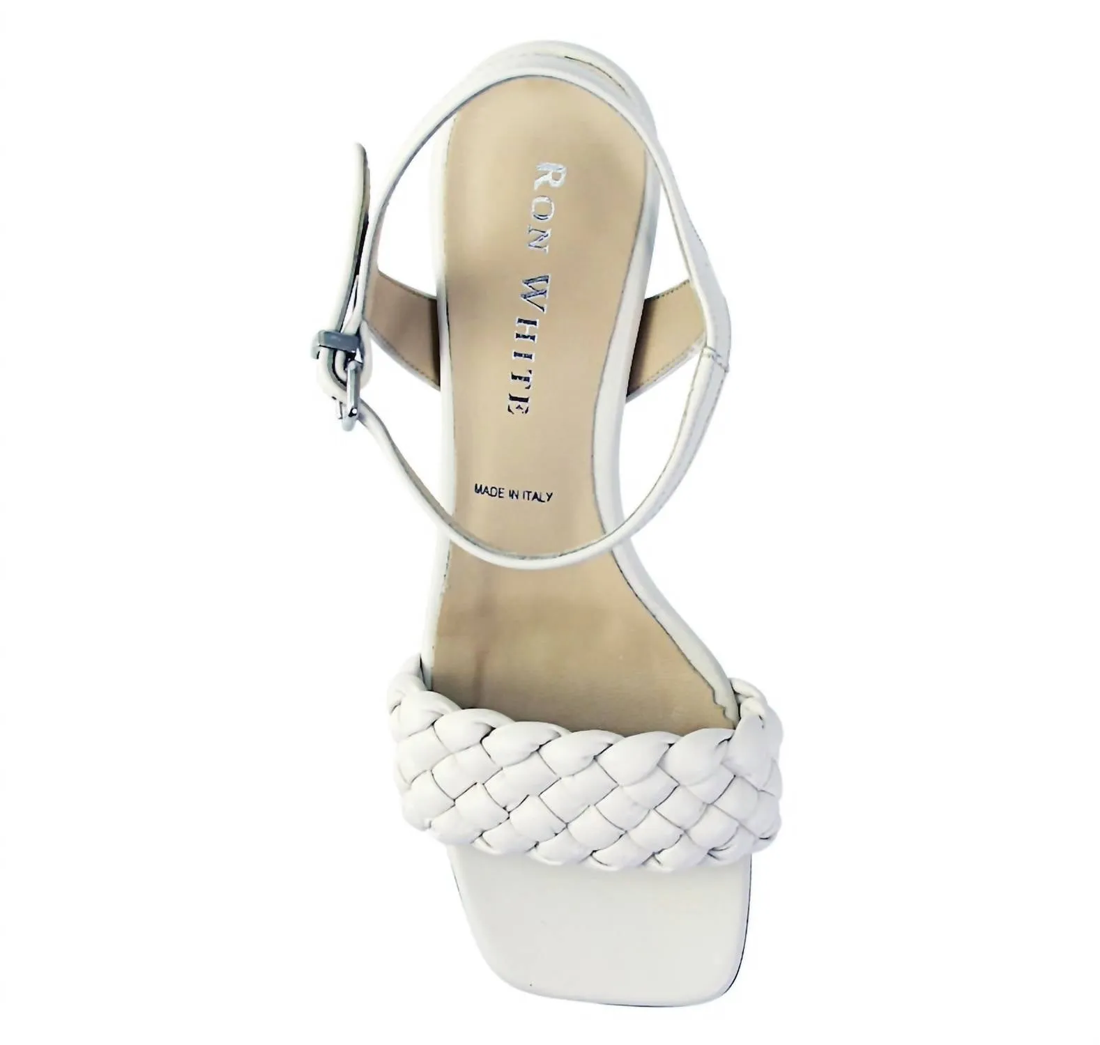 Women's Aneesha Ankle Strap Sandal Heel In Ivory