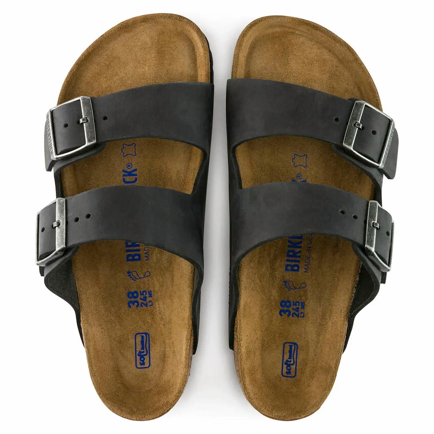 Women's Arizona Sfb Sandal - Narrow In Black Oiled