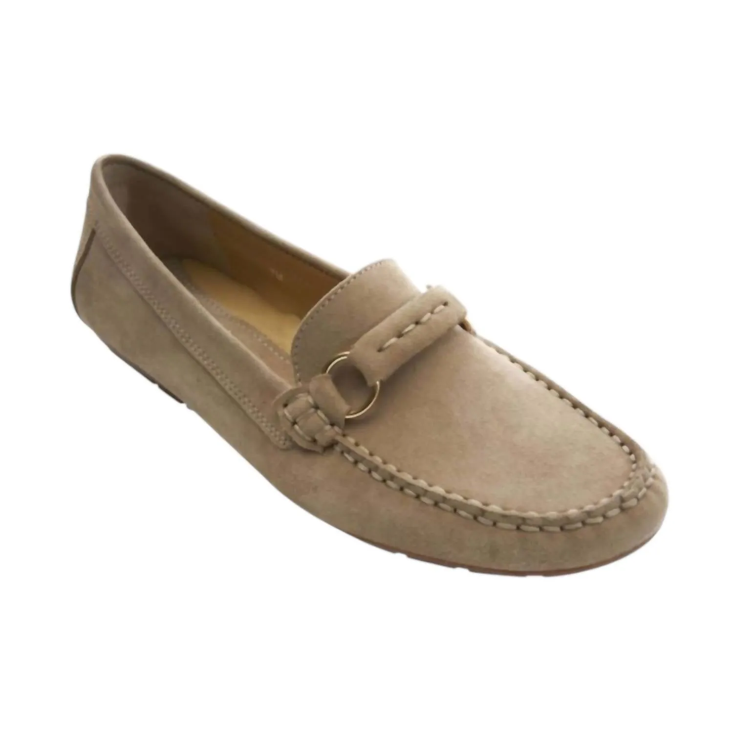 Women's Ashlin Suede Loafers In Taupe Suede