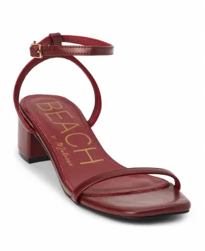 Women's Belle Strappy Sandals In Wine