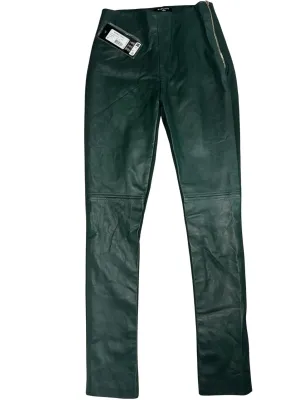 Women's Coy Leather High Rise Leggings In Alpine Grove