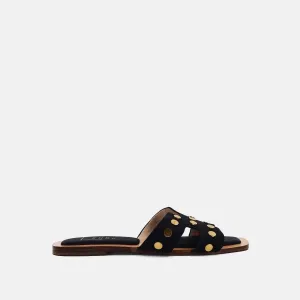 Women's Donatella Grommet Sandals In Black