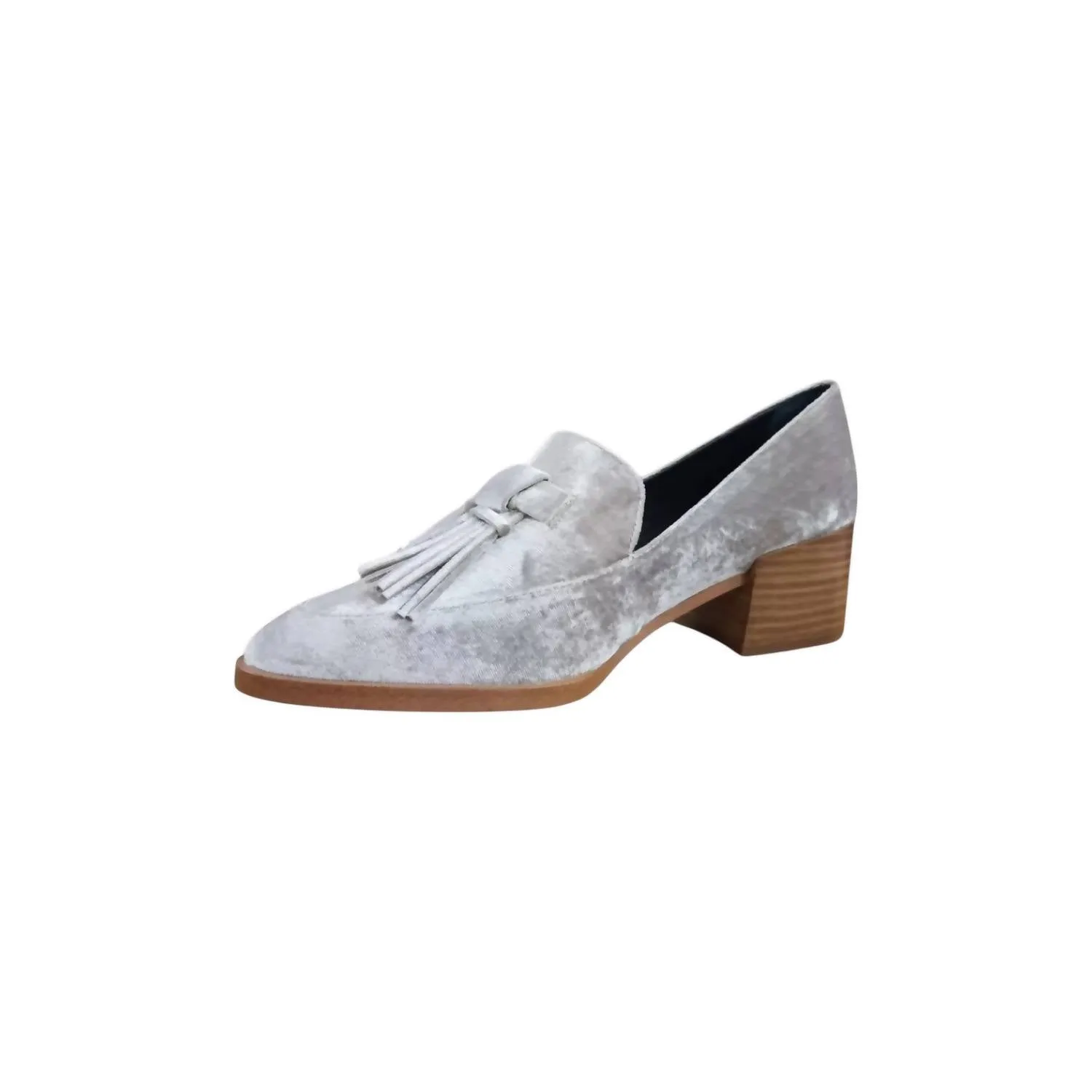 Women's Edie Velvet Loafers In Putty Smooth Velvet