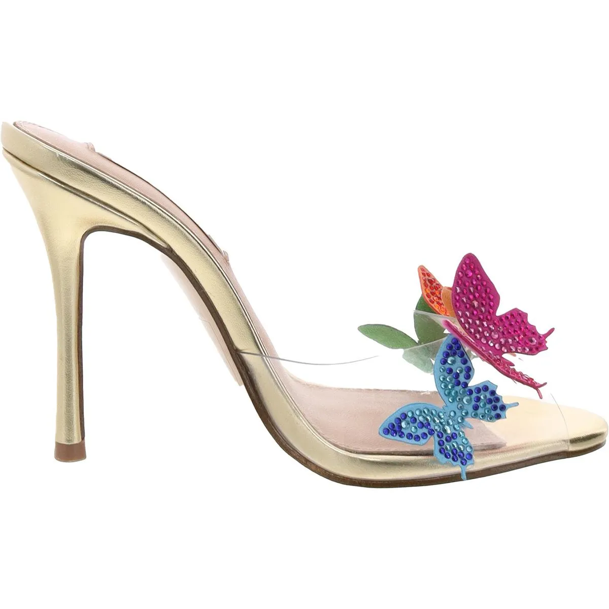 Womens Embellished Man Made Slide