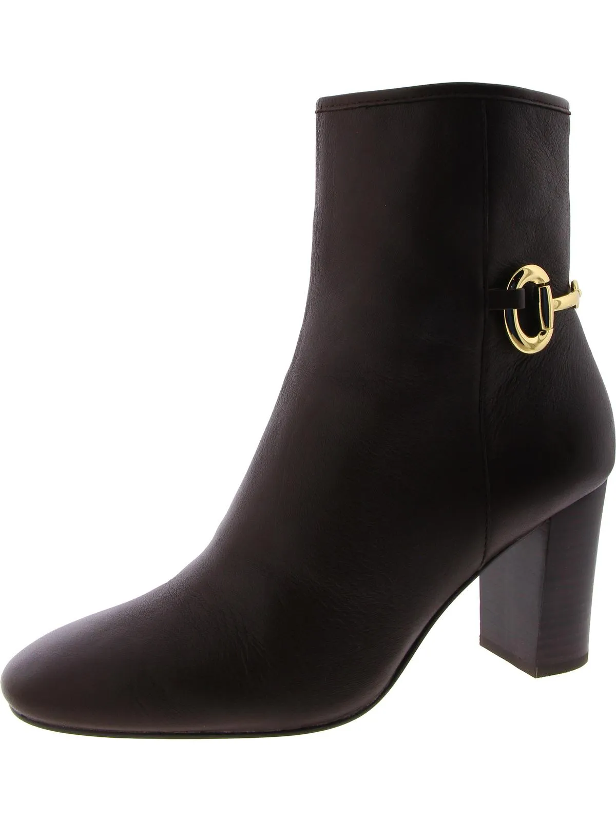 Womens Leather Ankle Booties