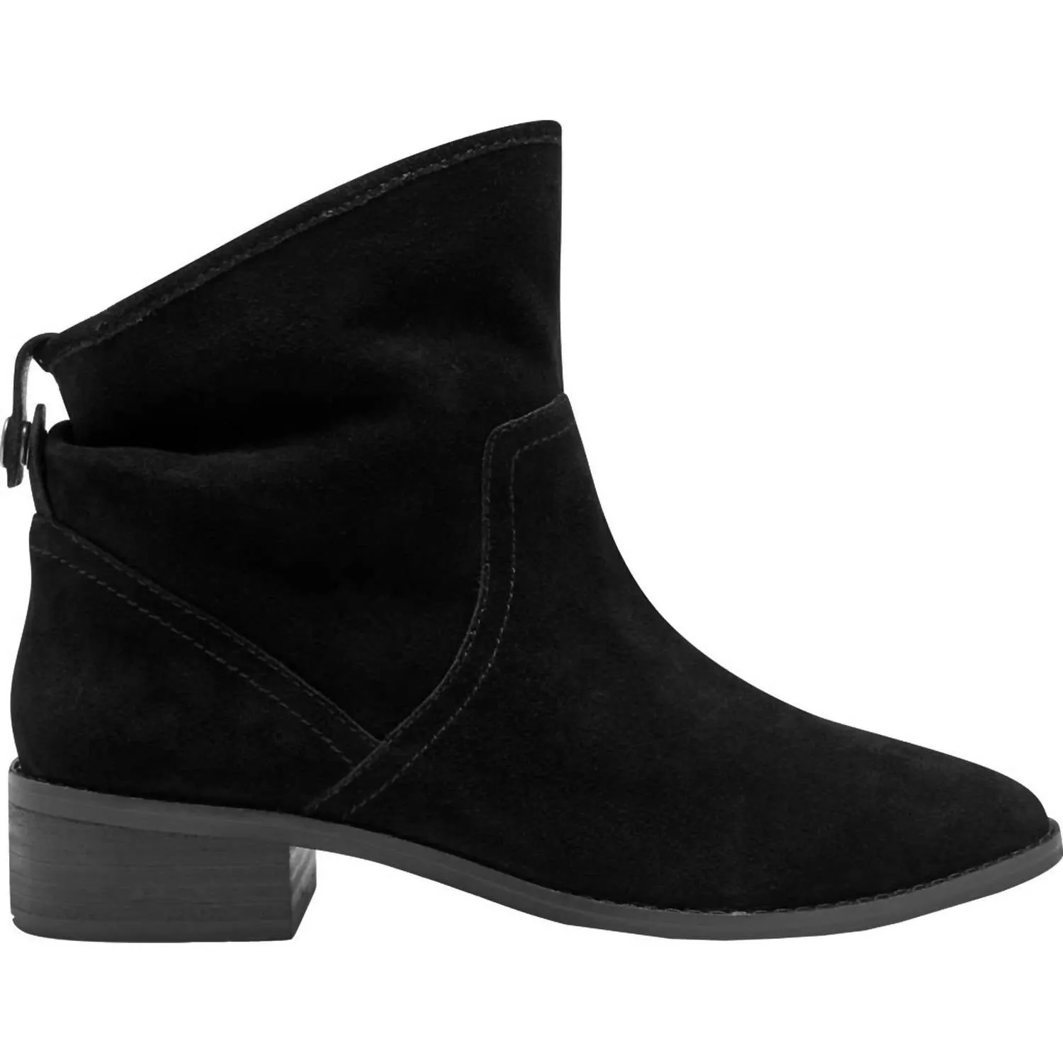 Women's Lollin Ankle Boots In Black Oiled Suede