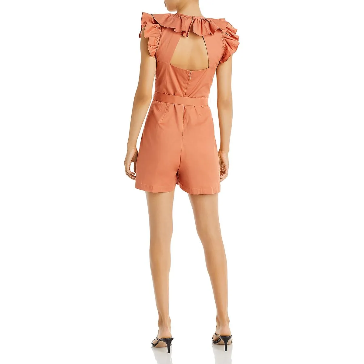 Womens Mini Surplice Romper