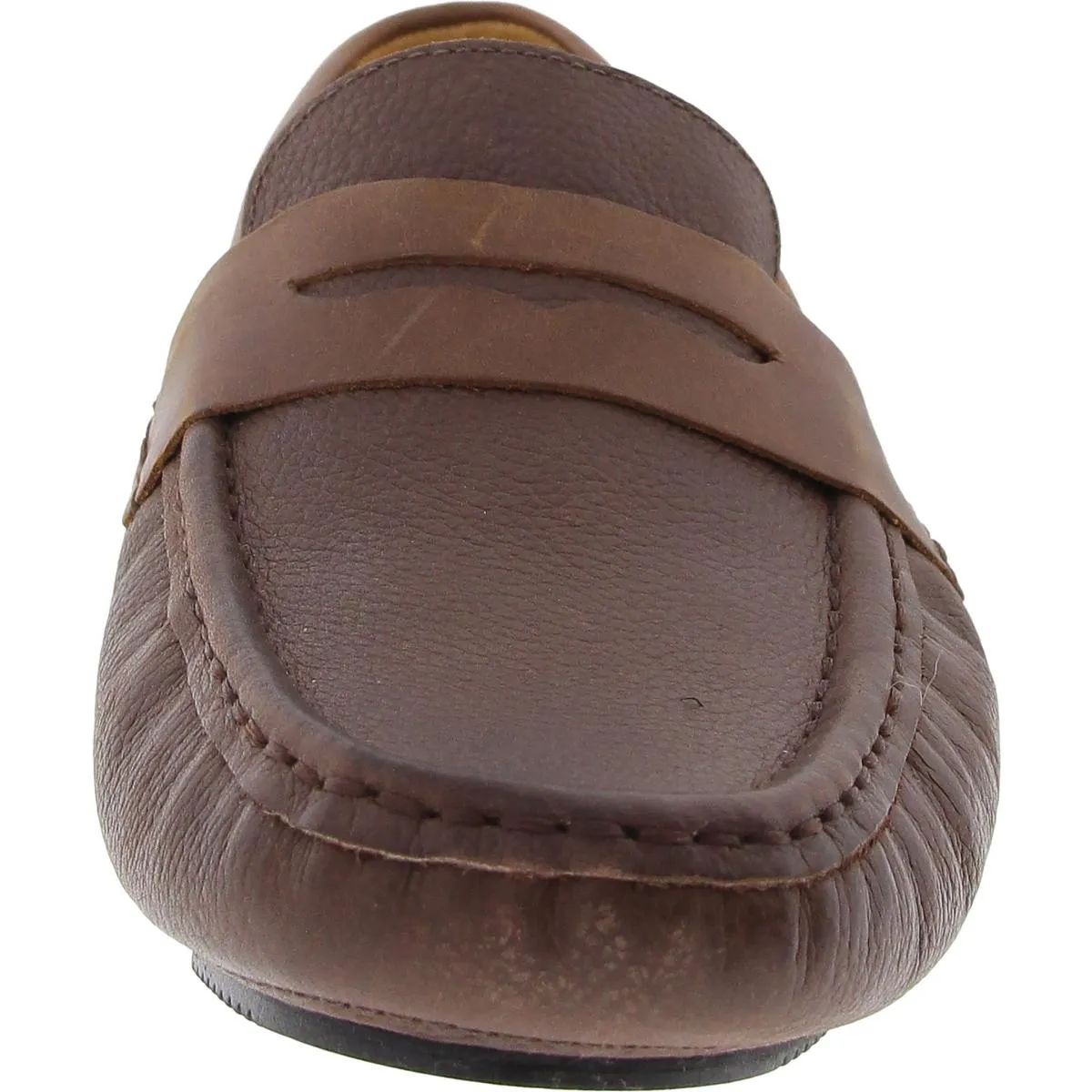 Womens Padded Insole Leather Loafers