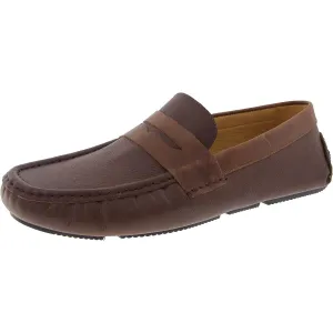 Womens Padded Insole Leather Loafers