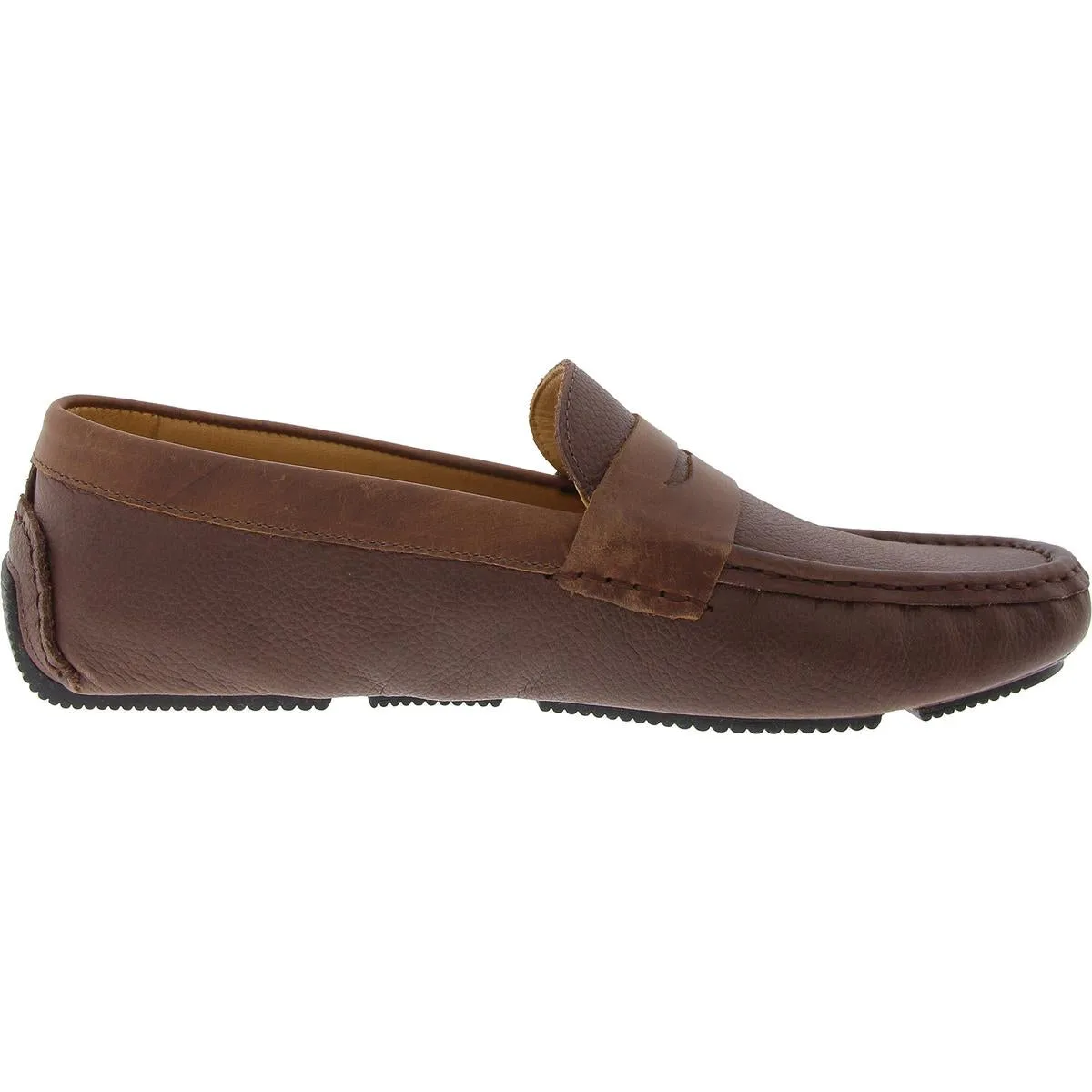 Womens Padded Insole Leather Loafers