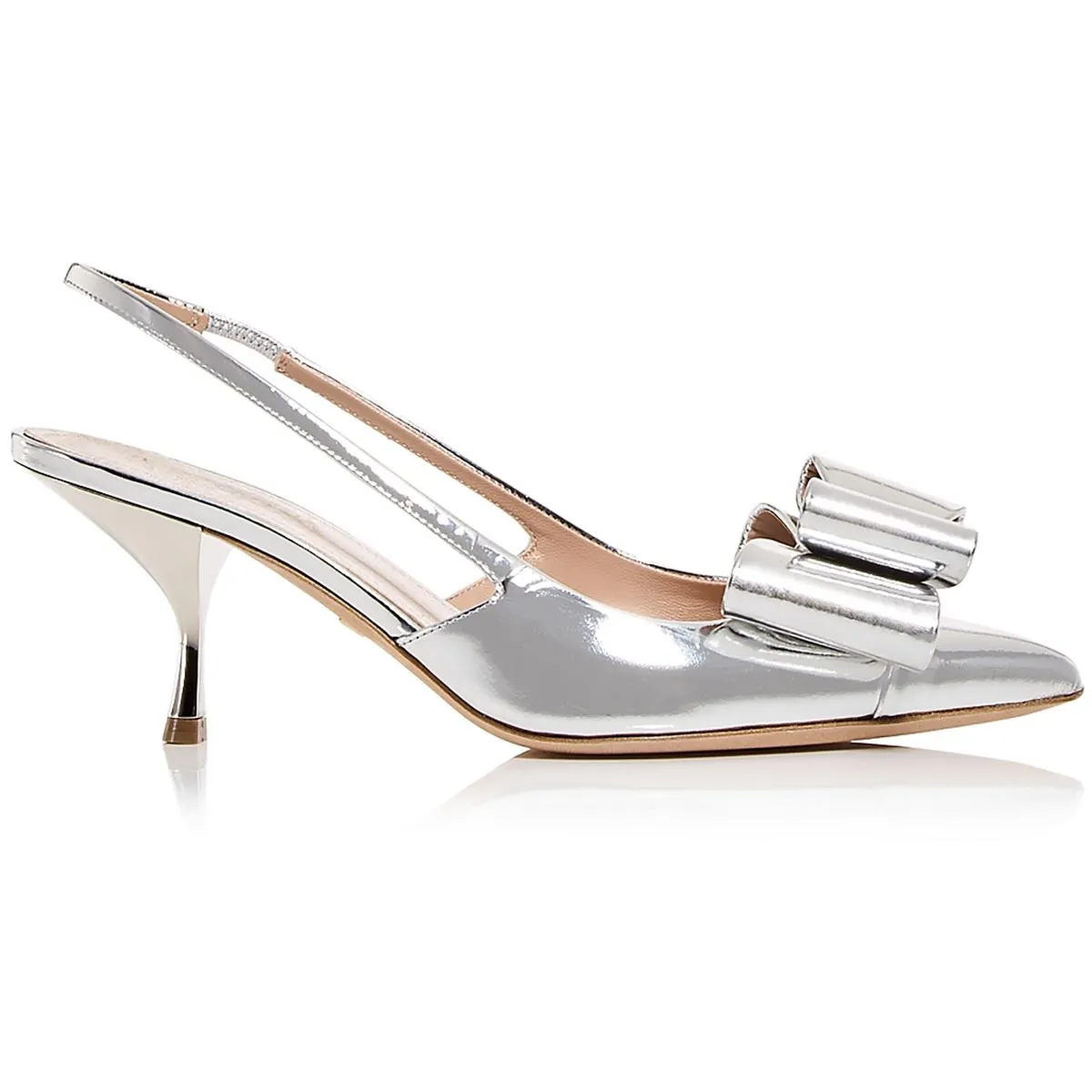 Womens Patent Leather Slingback Heels