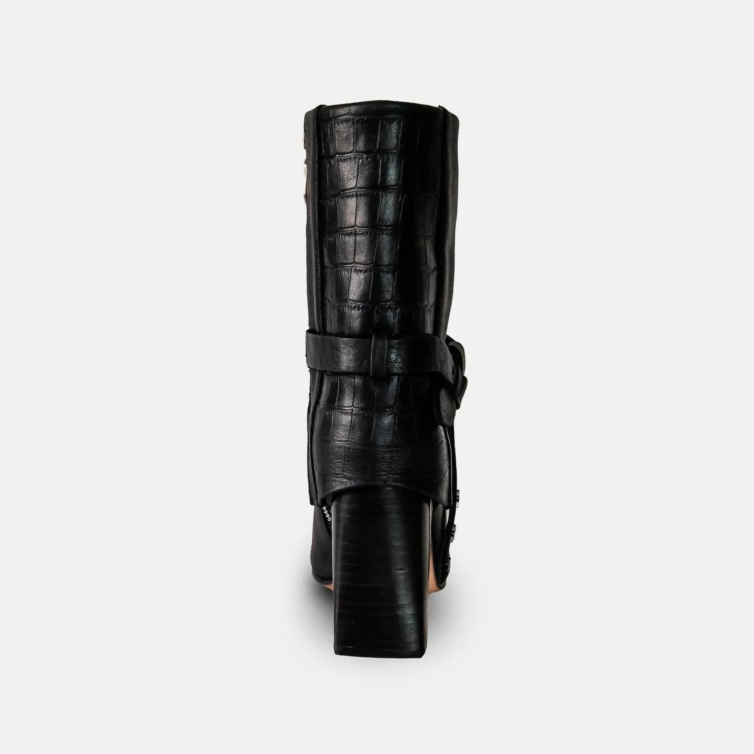 Women's Premium Leather Nat Boots In Black