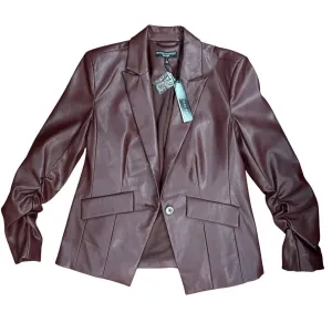 Women's Wednesday Blazer In Deep Burgundy