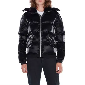 Woody Bomber Jacket In All Wet Black