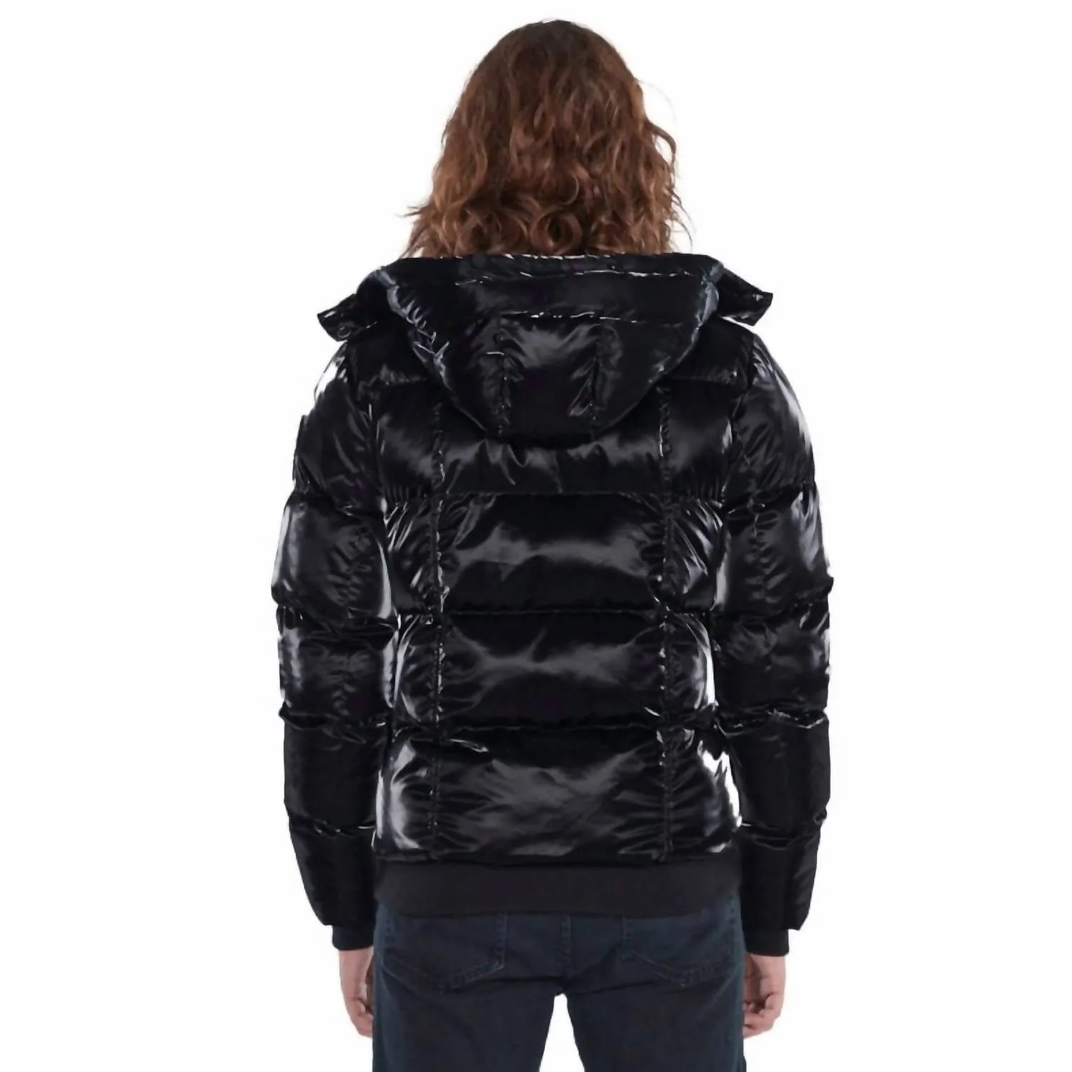 Woody Bomber Jacket In All Wet Black