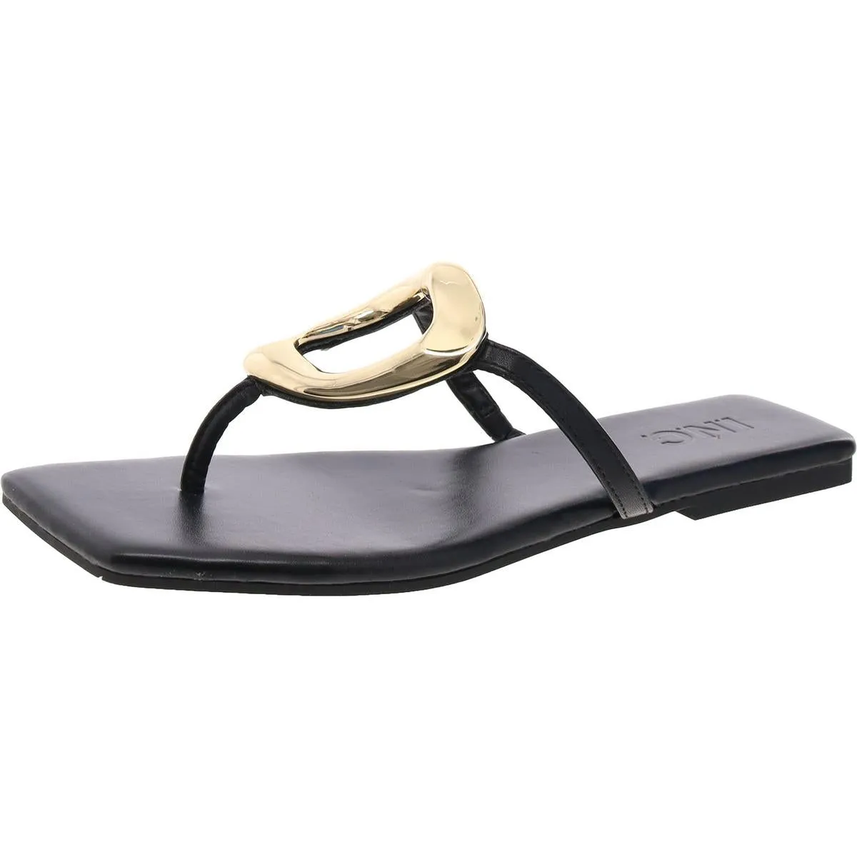 YADIRAF Womens Man Made Flat Slide Sandals