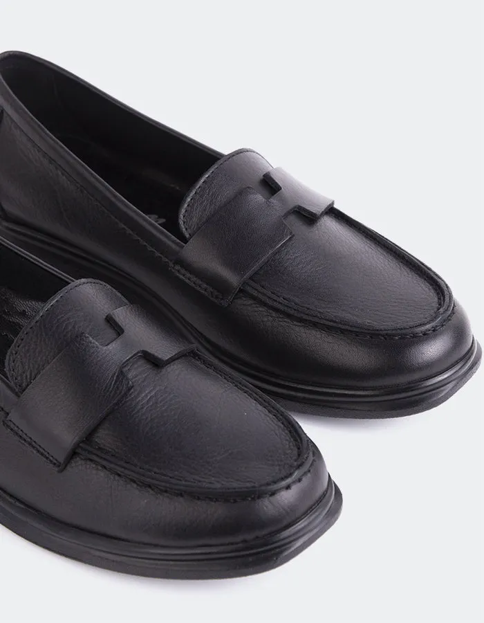 Yasmin Black Leather