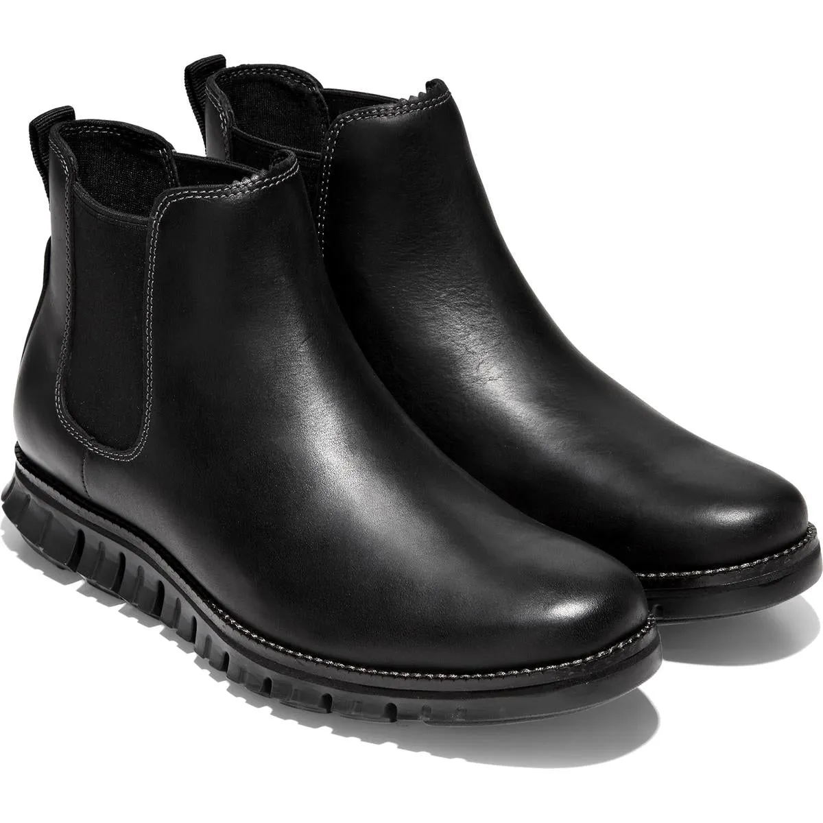 Zerogrand Mens Leather Waterproof Chelsea Boots